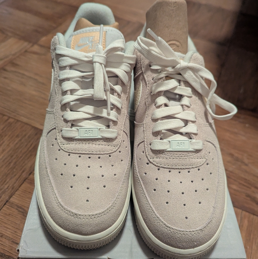 Nike Beige Suede Sneakers